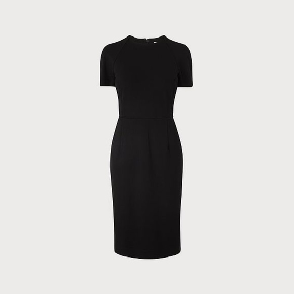 LK BENNETT Liya Dress Black Size 14 - Picture 2 of 13